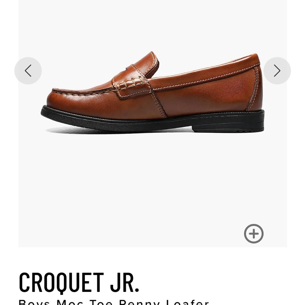 Florsheim Tan Leather Moc Toe Loafers